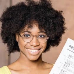 Woman Applying For Job