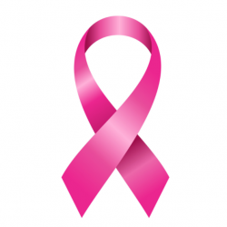 Picture of a pink ribbon for breast cancer awareness month