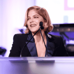 Honoree Selma Blair speaks onstage during the 26th annual Race to Erase MS in Beverly Hills