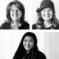 three women STEM leaders pictured in collage portrait