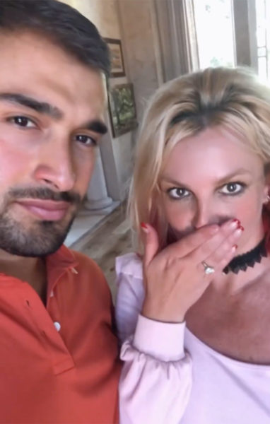 Sam Asghari and Britney Spears | CREDIT: BRITNEY SPEARS INSTAGRAM