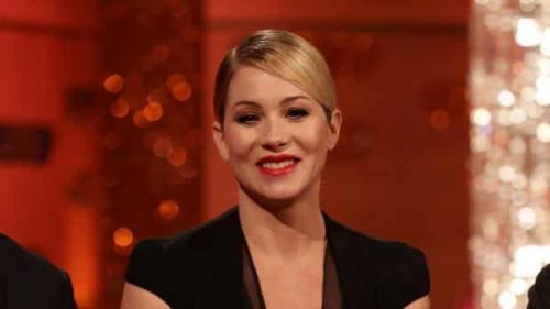 Headshot of Christina Applegate smiling at the camera