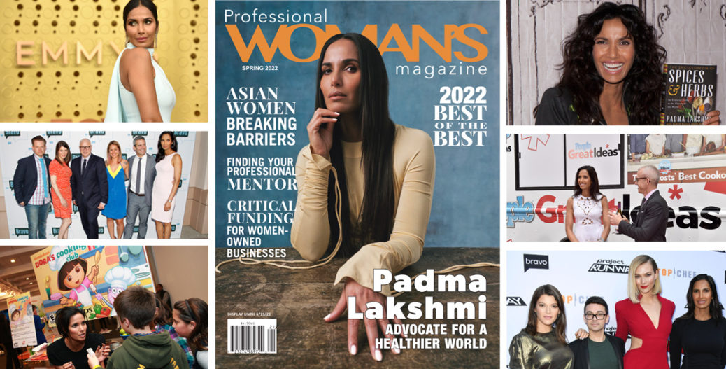 Padma Lakshmi collage of professional photos