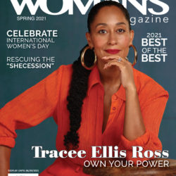 Tracee Ellis Ross on the cover of Professional WOMAN'S Magazine