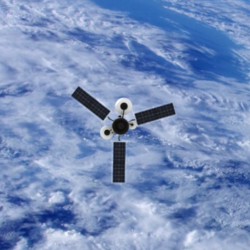 Nasa satelite in space
