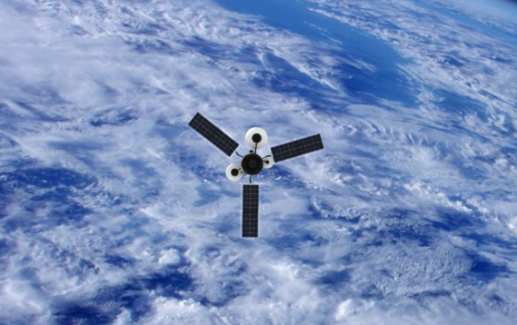 Nasa satelite in space