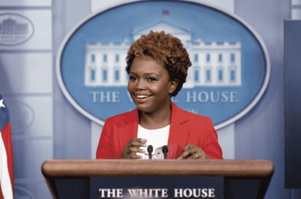 Karine Jean-Pierre will be the first openly LGBTQ White House press secretary.(Andrew Harnik / Associated Press)