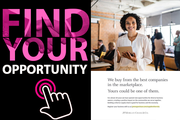 JP Morgan Chase Supplier Opportunity - Click or Tap Here