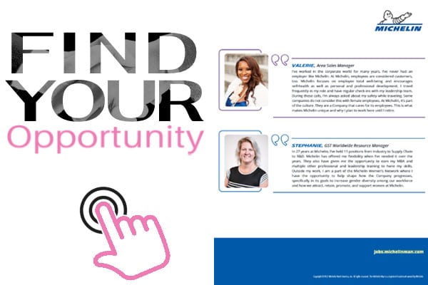 Michelin Hot Jobs - Click or Tap Here