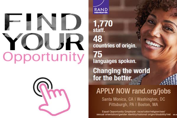 Rand Corp Hot Jobs - Click or Tap Here