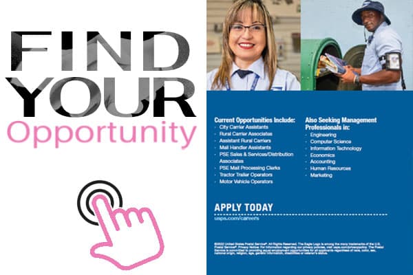 United States Postal Service Hot Jobs - Click or Tap Here