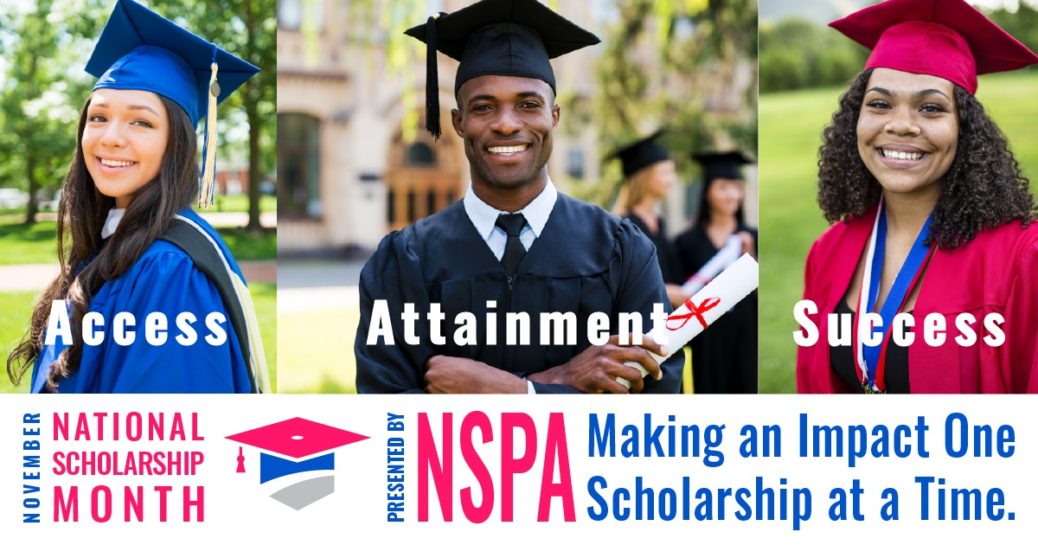 graduate students in caps and gowns smiling
